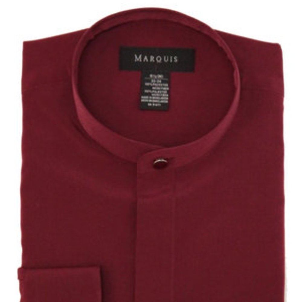 Banded Collar Shirt